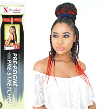Charger l'image dans la galerie, X-Pression Ultra Braid Pré-tiré 2X Hair XPression Pre-stretched 100% Kanekalon