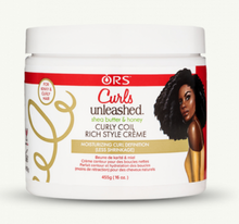 Charger l'image dans la galerie, ORS CURL UNLEASHED. Shea butter and honey. Curly Coil Rich styling Cream
