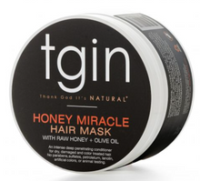 Charger l'image dans la galerie, TGIN Honey Miracle Hair Mask For Natural Hair with raw Honey and Olive Oil