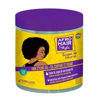 Charger l'image dans la galerie, Novex Afro Hair Gel 500g Enrichi avec l'huile de ricin, de l'huile d'argan et Graine de huile de lin