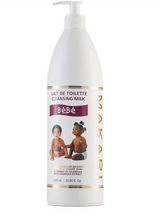 Charger l'image dans la galerie, Makari Bébé Lait de Toillette 2 EN 1 1000ml enrichi à lhuile d'amande et au Calendula