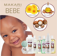 Charger l'image dans la galerie, Makari Bébé Lait de Toillette 2 EN 1 1000ml enrichi à lhuile d'amande et au Calendula