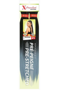 X-Pression Ultra Braid Pré-tiré 2X Hair XPression Pre-stretched 100% Kanekalon
