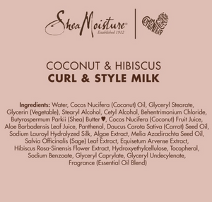 SHEA MOISTURE Coconut & Hibiscus Curl & Style Milk