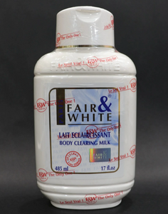 FAIR AND WHITE Lait Eclaircissant 485 ml