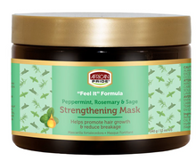 Charger l&#39;image dans la galerie, AFRICAN PRIDE Masque capillaire fortifiant MENTHE &amp; ROMARIN 340g
