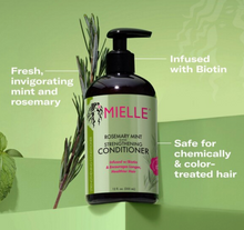 Charger l'image dans la galerie, MIELLE Rosemary Mint Strengthening Conditioner 355ml
