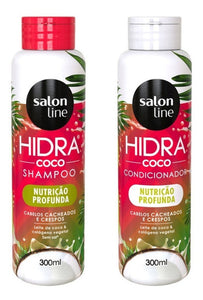 SALON LINE: Salon Line Kit Hidra Coco Shampooing + Après-shampooing 600g