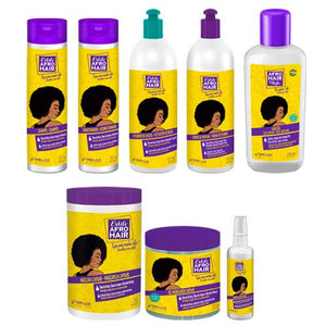 Novex Afro Humidificateur Capillaire 250 ml Enrichi avec l'huile de ricin, de l'huile d'argan et Graine de huile de lin