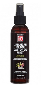 Fantasia IC Brume d'huile de ricin noire jamaïcaine 6 oz avec infusion Tea vert)/IC Fantasia Jamaican black castor Oil Mist.Infused with TEA TREE OIL