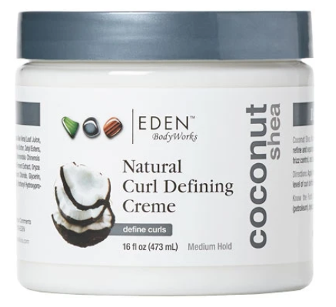 EDEN Natural curl defining creme. Coconut and shea