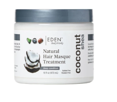 EDEN Natural hair masque treatment. Coconut and shea