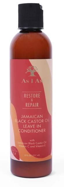 AS I AM Long and luxe. Long and luxe. Black castor oil leave-in conditioner
