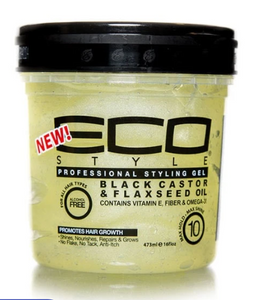 ECOCO Eco Styler Gel - Black castor and flaxseed oil