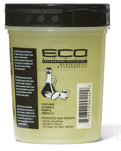 ECOCO Eco Styler Gel - Black castor and flaxseed oil