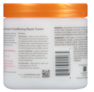 CANTU Après shampoing sans rinçage-Leave in Conditioning Repair Cream with Argan Oil
