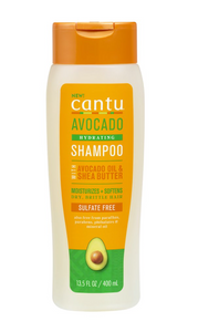 CANTU Avocado Hydrating Shampoo With Avocado Oil and Shea Butter