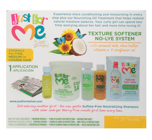 JUST FOR ME - Texture Softener No-Lye System