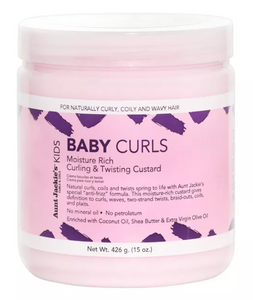 AUNT JACKIE'S Baby Curls Moisture Rich Curling & Twisting Custard