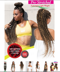 JANET Tripple EZ Pre-Stretched ( pré-étiré) 56" 3PCS Braids