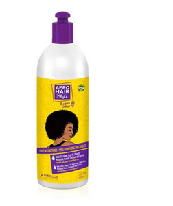 Novex Afro Hair Après Shampooing Sans Rinçage 500ml Enrichi avec l'huile de ricin, de l'huile d'argan et Graine de huile de lin