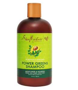 SHEA MOISTURE Power Greens Shampooing Moringa & Avocado Sans Sulfate