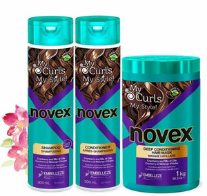 Novex My Curls My Style Shampoo Cranberry et Mélange  d'huile