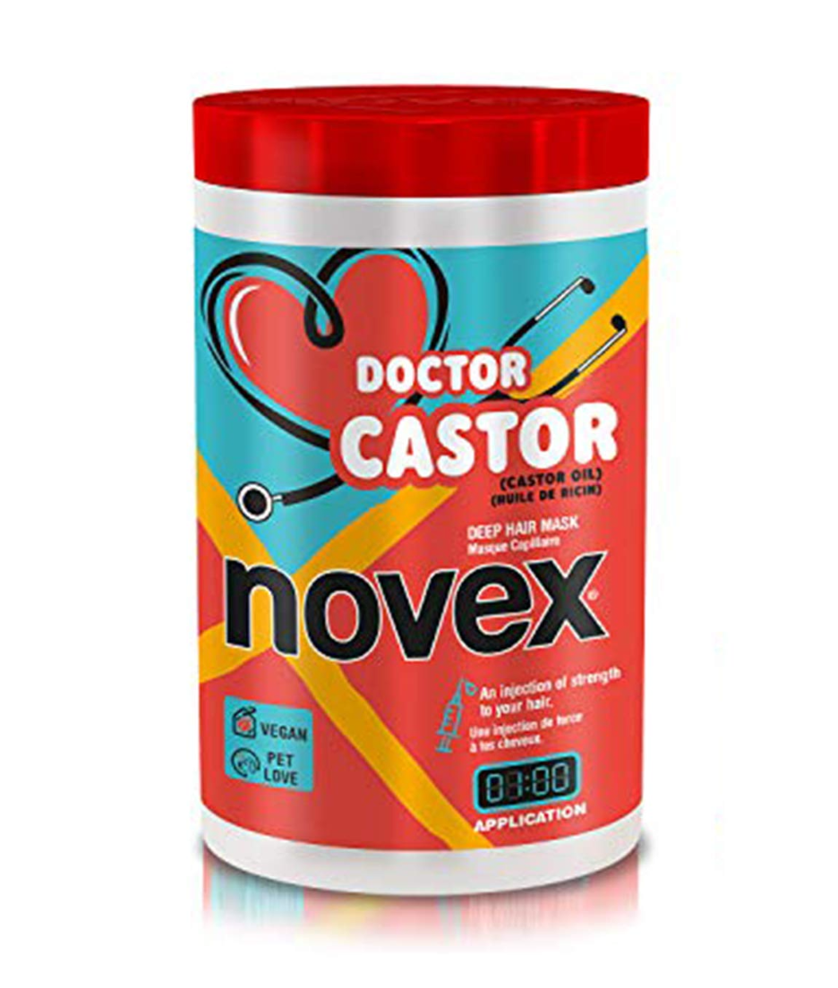 Novex Doctor Castor MASQUE - Infusé d'huile de ricin biologique (FORMULE VÉGAN)