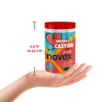 Charger l&#39;image dans la galerie, Novex Doctor Castor MASQUE - Infusé d&#39;huile de ricin biologique (FORMULE VÉGAN)
