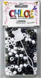 Perles Pour les cheveux: divers couleurs à Choix