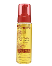 Charger l&#39;image dans la galerie, CREME OF NATURE Argan oil Style and Shine Foaming Mousse 207
