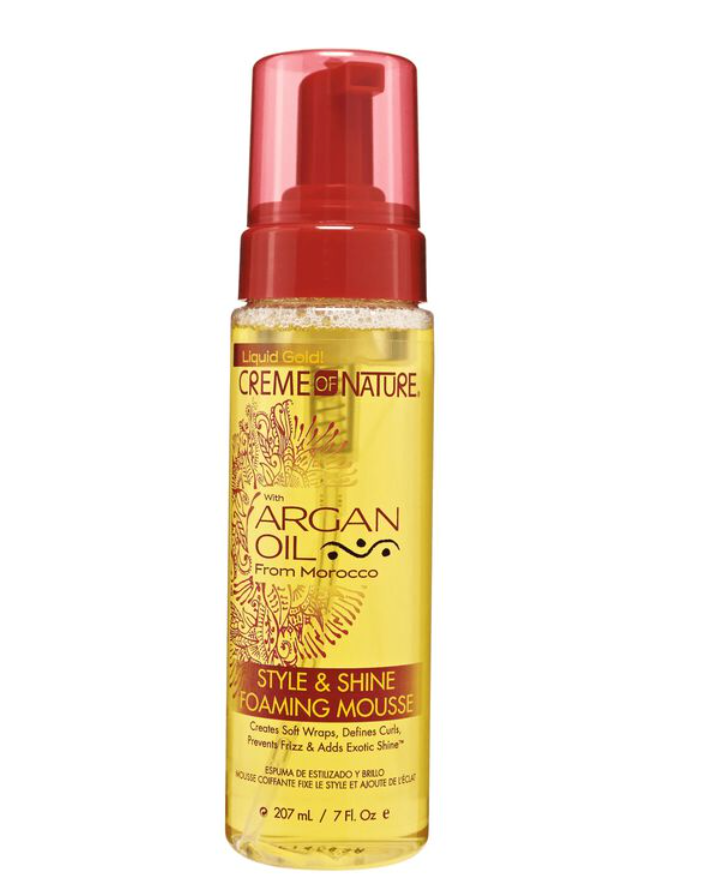 CREME OF NATURE Argan oil Style and Shine Foaming Mousse 207