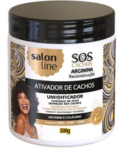 Charger l&#39;image dans la galerie, SALON LINE: SOS CACHOS Arginine Reconstruction Curls - Curl Activator 500g
