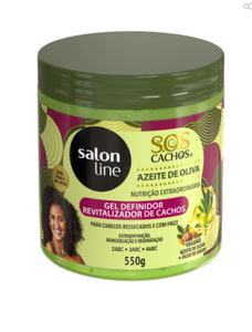 SALON LINE:SOS Cachos- Gel à base de Huile Olive 550g