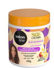 Charger l&#39;image dans la galerie, SALON LINE: SOS CACHOS SOS Curls Masque Hydratant Intense Huile de Mangue 500G
