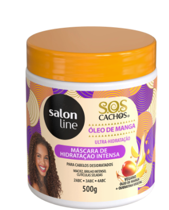 SALON LINE: SOS CACHOS SOS Curls Masque Hydratant Intense Huile de Mangue 500G