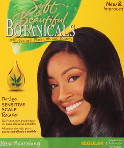 SOFT & BEAUTIFUL Botanicles Défrisant cuir cheveux sensible