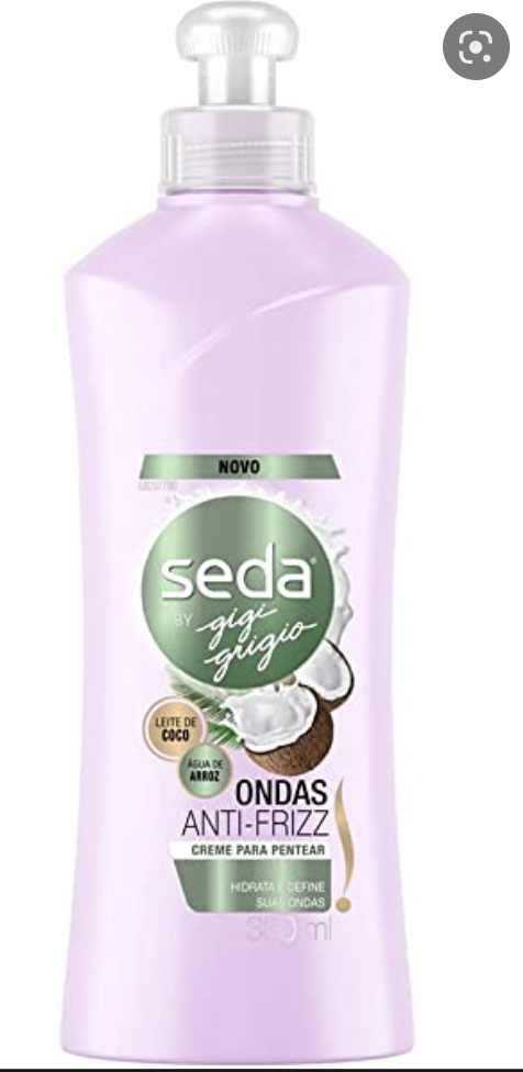 SEDA : Ondas Anti Frizz - Crème Coiffante Collection au lait de coco et à l'eau de riz 300ml