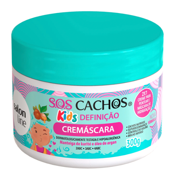 SALON LINE: SOS Cachos- Kids definition - Cremáscara 300g