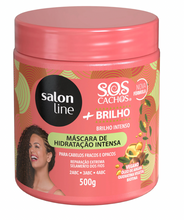 Charger l&#39;image dans la galerie, SALON LINE: SOS CACHOS  Masque Hydratant Boucles + Brillance 500g
