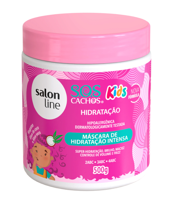 SALON LINE: SOS Cachos- Kids- Masque Hydratation Intense 500g