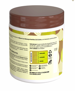 SALON LINE: SOS CACHOS Masque d'hydratation à la noix de coco Traitement en profondeur 500 g- Curl Activator 500g
