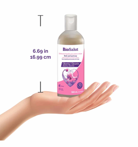 BioSalut Savon Liquide pour les mains et le corps infusé de glycérine 300 ml