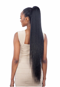 MODEL MODEL DrawSting Ponytail Silky Straight 32"