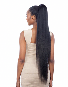 MODEL MODEL DrawSting Ponytail Silky Straight 32"
