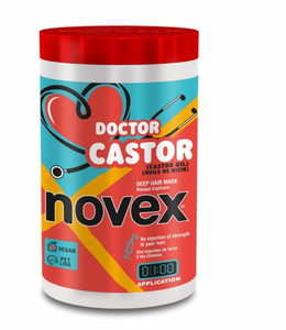 Novex Doctor Castor MASQUE - Infusé d'huile de ricin biologique (FORMULE VÉGAN)